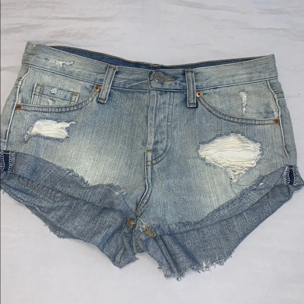 BDG Mid Rise Denim Shorts